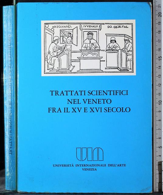 Trattati scientifici nel veneto fra il XV e XVI secolo - copertina