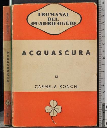 Acquascura - Carmela Ronchi - copertina