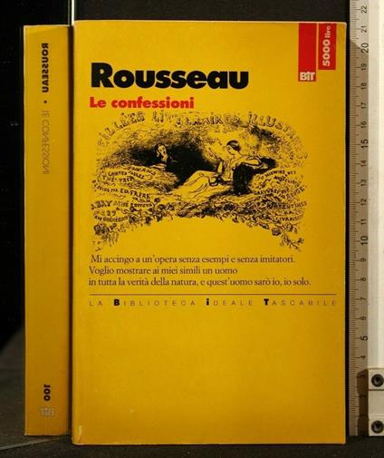 Le Confessioni - Jean-Jacques Rousseau - copertina