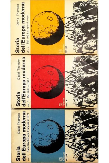 Storia dell'Europa moderna - completo in 3 voll - David Thomson - copertina