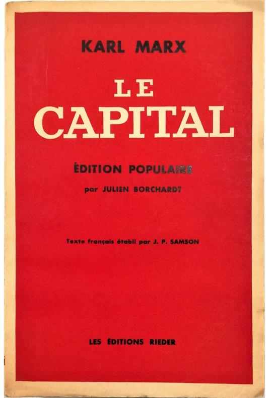 Le Capital Édition populaire (résumé-extraits) par Julien Borchardt - copertina