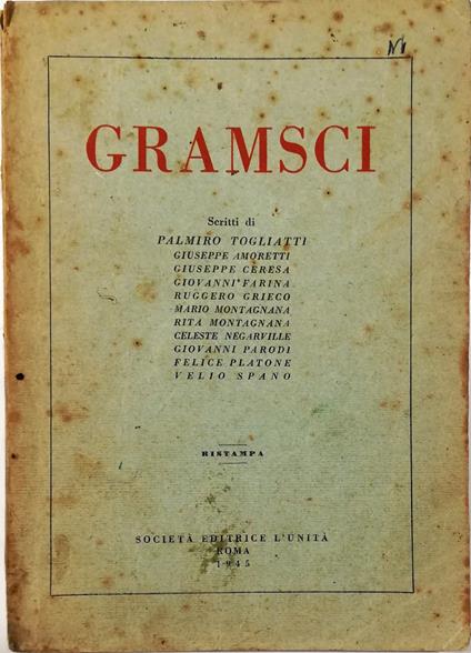 Gramsci - copertina