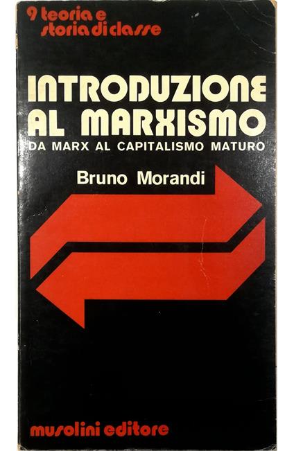 Introduzione al marxismo Da Marx al capitalismo maturo - Bruno Morandi - copertina