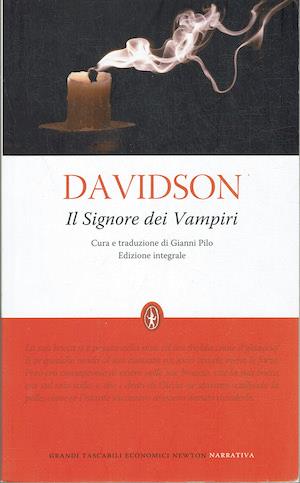 Il signore dei vampiri - Hugh Davidson - copertina