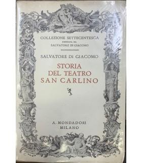 Storia del teatro San Carlino - Salvatore Di Giacomo - copertina