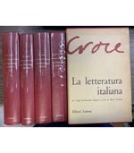 La Letteratura italiana. 4 voll