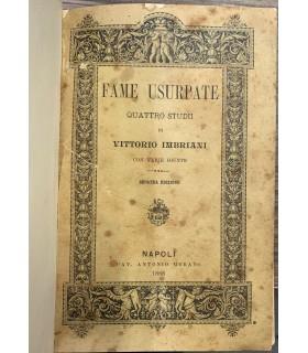 Fame usurpate - Vittorio Imbriani - copertina