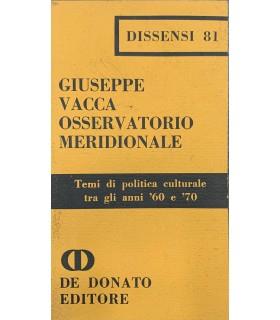 Osservatorio meridionale - Giuseppe Vacca - copertina