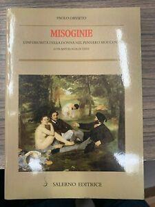 Misoginie - Paolo Orvieto - copertina