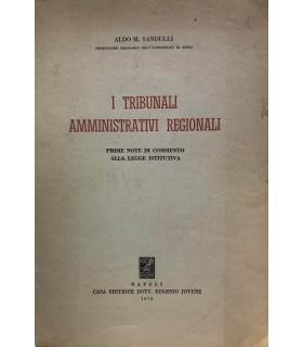 I tribunali amministrativi regionali - Aldo M. Sandulli - copertina