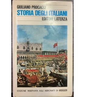 Storia degli italiani - Giuliano Procacci - copertina