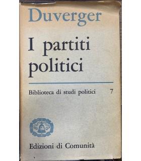 I partiti politici - Maurice Duverger - copertina