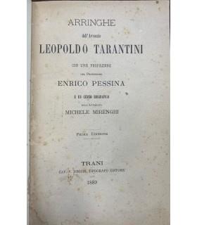 Arringhe dell'Avvocato Leopoldo Tarantini - copertina