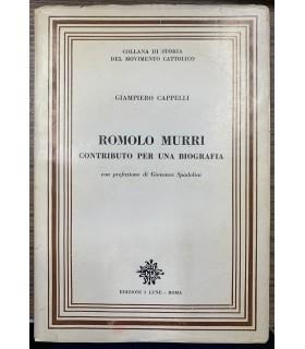 Romolo Murri. Contributo per una biografia - copertina