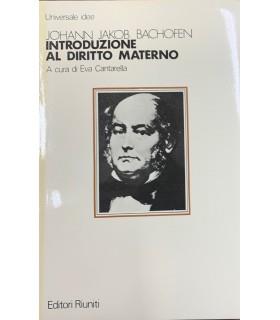 Introduzione al diritto materno - copertina