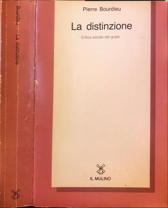 distinzione - Pierre Bourdieu - copertina