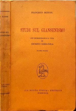 Studi sul Giansenismo - Francesco Ruffini - copertina