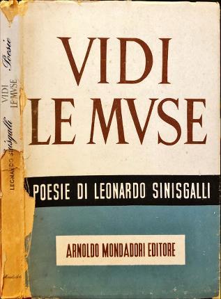 Vidi le muse - Leonardo Sinisgalli - copertina