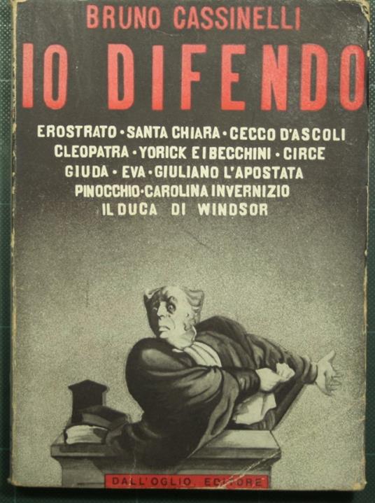 Io difendo - Bruno Cassinelli - copertina