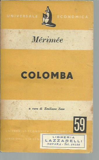 Colomba - copertina