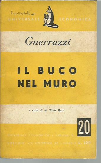 Il buco nel muro - Francesco D. Guerrazzi - copertina