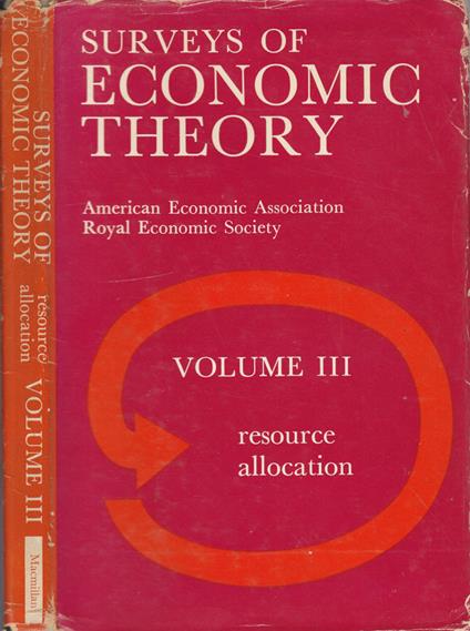 Surveys of economic theory vol III - copertina