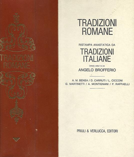 Tradizioni Romane - copertina