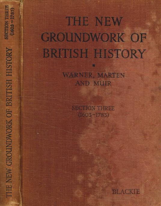 The new groundwork of british history vol.III - copertina