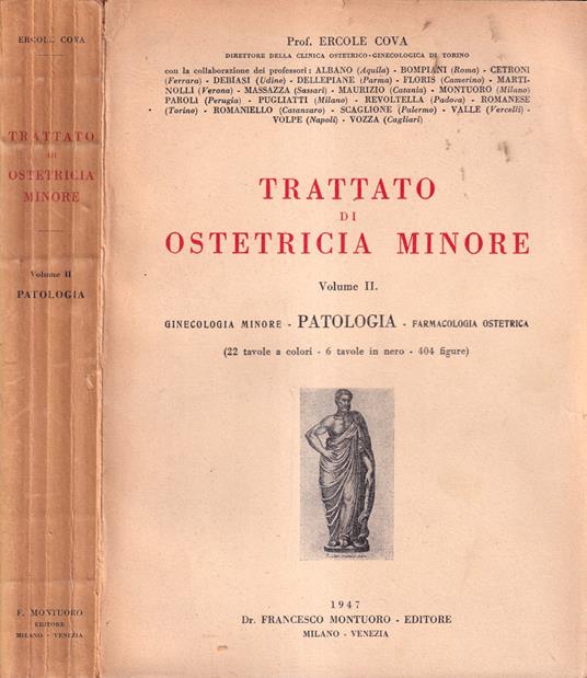 Trattato di ostetricia minore, volume II - copertina