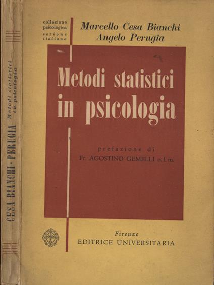 Metodi statistici in psicologia - copertina