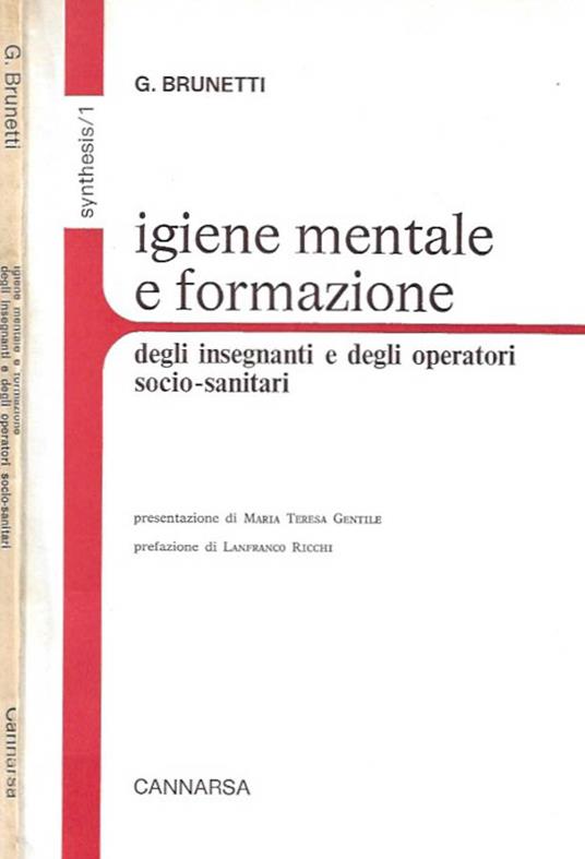 Igiene mentale e formazione degli insegnanti e degli operatori socio - sanitari - copertina