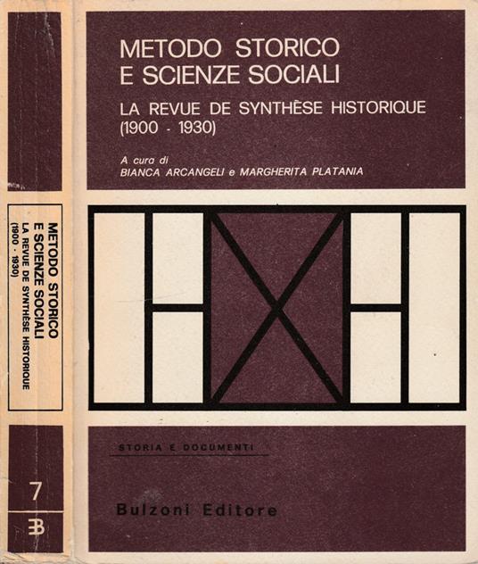 Metodo storico e scienze sociali - copertina