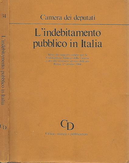 L' indebitamento pubblico in Italia - copertina