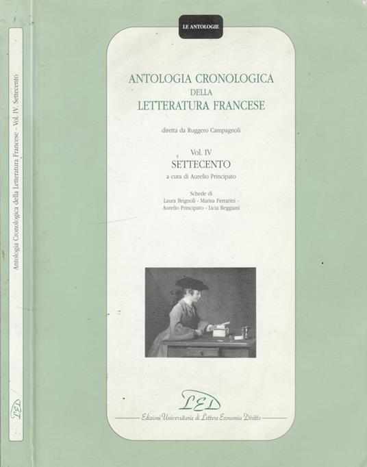 Antologia cronologica della letteratura francese vol IV - copertina