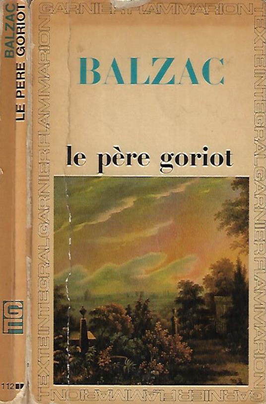 Le Pére Goriot - Honoré de Balzac - copertina