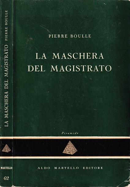 La maschera del magistrato - Pierre Boulle - copertina