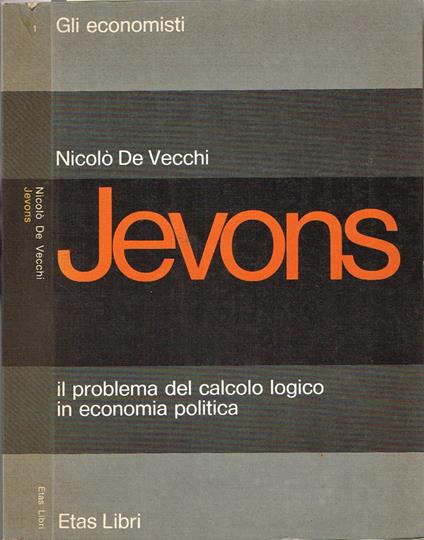 Jevons - Nicolò De Vecchi - copertina