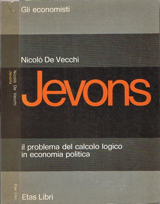 Jevons - Nicolò De Vecchi - copertina