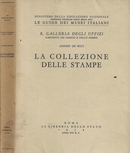 La collezione delle stampe - Antony De Witt - copertina