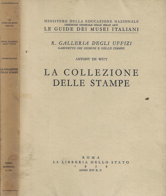 La collezione delle stampe - Antony De Witt - copertina