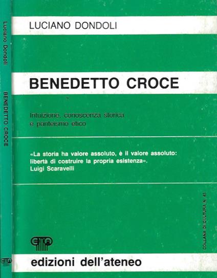 Benedetto Croce - Luciano Dondoli - copertina