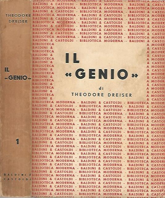 Il genio - Theodore Dreiser - copertina