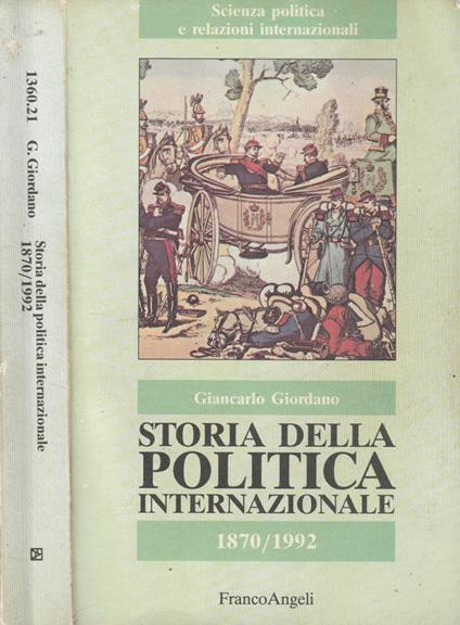 Storia della politica internazionale - Giancarlo Giordano - copertina