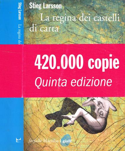 La regina dei castelli di carta - Stieg Larsson - copertina