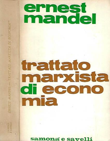 Trattato marxista di economia vol. II - Ernest Mandel - copertina