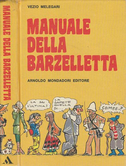 Manuale della barzelletta - Vezio Melegari - copertina