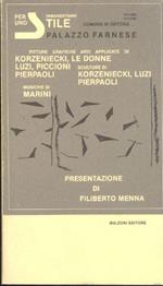 Gruppo di ricerca &quotPer uno Stile" Immanentismo di: MENNA, Filiberto,