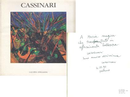 Bruno Cassinari. Opere recenti - copertina