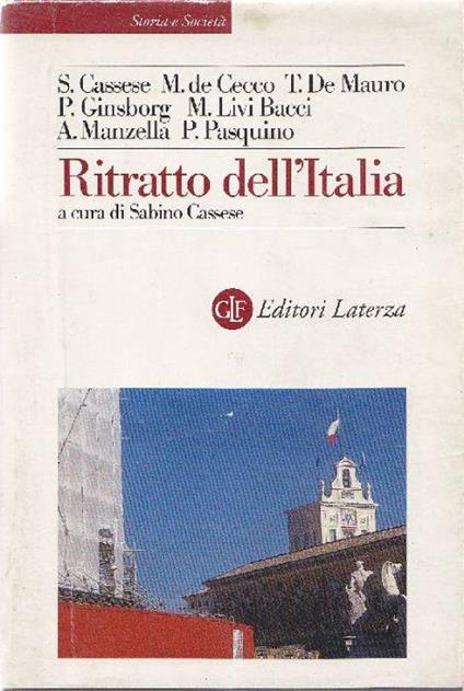 Ritratto dell'Italia - Sabino Cassese - copertina