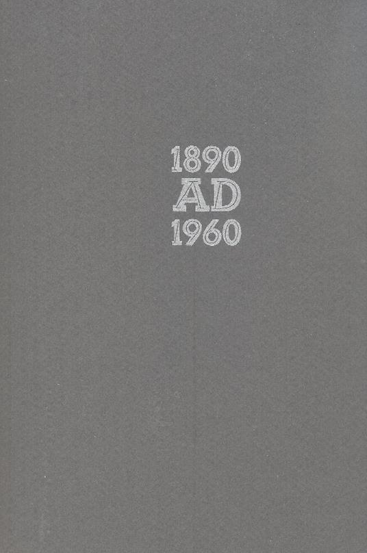 1890 Ad 1960 - copertina